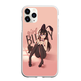 Чехол для iPhone 11 Pro Max матовый с принтом Bunny Girl в Курске, Силикон |  | anime | aobuta | bunny | bunny girl | futaba | kaede | mai | nodoka | pfnds | rio | sakuta | shoko | аниме | анимэ | девочка зайка | зайка | каэдэ | комедия | маи | нодока | панда | рио | сакута | сёко | футаба | шоко