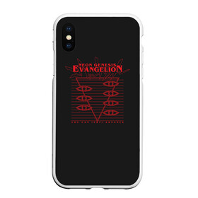 Чехол для iPhone XS Max матовый с принтом Evangelion Neon Genesis в Курске, Силикон | Область печати: задняя сторона чехла, без боковых панелей | eva | eva 00 | eva 01 | eva 02 | evangelion | rei | rei ayanami | shinji ikari | аска | ева | ева 02 | евангелион