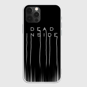 Чехол для iPhone 12 Pro с принтом DEAD INSIDE | DEATH STRANDING в Курске, силикон | область печати: задняя сторона чехла, без боковых панелей | dead inside | dont open | гуль | дед инсайт | дединсайт | дэд инсайт | дэдинсайт | интроверт | кен канеки | мертв внутри | мертвый внутри