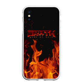 Чехол для iPhone XS Max матовый с принтом WRATH: Aeon of Ruin FIRE в Курске, Силикон | Область печати: задняя сторона чехла, без боковых панелей | 90 е | aeon of ruin | quake | tegunvteg | wrath | wrath: aeon of ruin | игра | компьютерная игра | монстры | огонь | пламя | ретро | реьро шутер | шутер