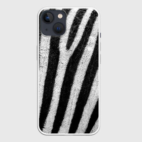 Чехол для iPhone 13 с принтом Зебра в Курске,  |  | абстракция | африка | в полоску | зебра | окрас | черный и белый | шерсть