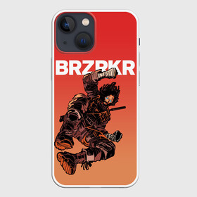 Чехол для iPhone 13 mini с принтом BRZRKR в Курске,  |  | anime | berserker | brzrkr | keanu reeves | netflix | аниме | берсерк | киану ривз | мультфильм. | нетфликс