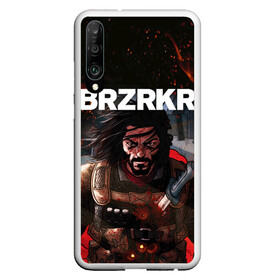 Чехол для Honor P30 с принтом BRZRKR в Курске, Силикон | Область печати: задняя сторона чехла, без боковых панелей | Тематика изображения на принте: anime | berserker | brzrkr | keanu reeves | netflix | аниме | берсерк | киану ривз | мультфильм. | нетфликс