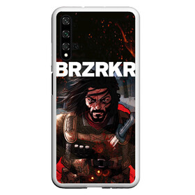 Чехол для Honor 20 с принтом BRZRKR в Курске, Силикон | Область печати: задняя сторона чехла, без боковых панелей | Тематика изображения на принте: anime | berserker | brzrkr | keanu reeves | netflix | аниме | берсерк | киану ривз | мультфильм. | нетфликс