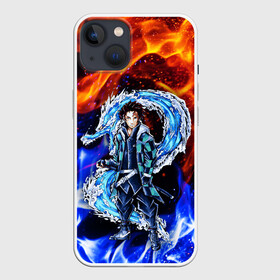 Чехол для iPhone 13 с принтом ТАНДЖИРО в Курске,  |  | anime | nezuko | аниме | гию томиока | зеницу агацума | клинок рассекающий демонов | манга | мультик | мультфильм | незуко | незуко камадо | поезд бесконечный | сериал | танджиро камадо | шинобу кочо.