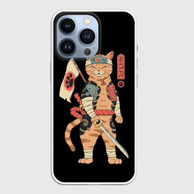 Чехол для iPhone 13 Pro с принтом Shogun Cat в Курске,  |  | cat | cats | japan | ninja | samurai | shogun | yakuza | катана | кот | котенок | коты | котэ | котята | кошка | ниндзя | самурай | сёгун | якудза | япония