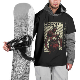 Накидка на куртку 3D с принтом Кратос в Курске, 100% полиэстер |  | gad of war | game | games | god of war | god of wor | атрей | атрэй | бог войны | игра | игры | кратос