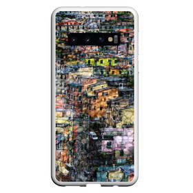 Чехол для Samsung Galaxy S10 с принтом ГОРОДОК в Курске, Силикон | Область печати: задняя сторона чехла, без боковых панелей | Тематика изображения на принте: абстракция | город | молодежное | пестрое | провинция | хайп