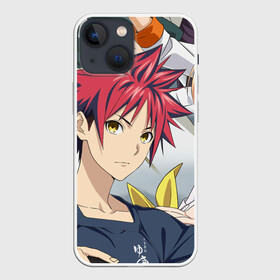 Чехол для iPhone 13 mini с принтом Кулинарные поединки Сомы в Курске,  |  | anime | cook | food | food wars | manga | shokugeki no soma | аниме | еда | кулинарные поединки сомы | кухня | манга | повар | повар боец сома