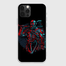 Чехол для iPhone 12 Pro с принтом Brutal Kratos в Курске, силикон | область печати: задняя сторона чехла, без боковых панелей | gad of war | game | games | god of war | god of wor | атрей | атрэй | бог войны | игра | игры | кратос