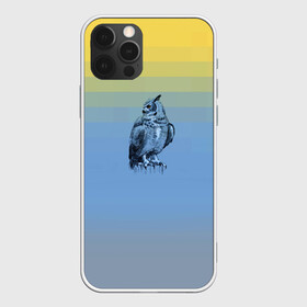 Чехол для iPhone 12 Pro Max с принтом филин в Курске, Силикон |  | color2021 | illuminating | pantone | ultimate grey | yellow | желтый | природа | путешествия | серый | сова