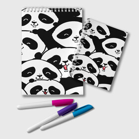Блокнот панды: в Курске, 100% бумага | 48 листов, плотность листов — 60 г/м2, плотность картонной обложки — 250 г/м2. Листы скреплены удобной пружинной спиралью. Цвет линий — светло-серый
 | brand | moda | style | texture | бренд | маска | медицинская маска | мода | панды | прикольные картинки | смайлы. стикербук | стиль | текстура | фон | эмодзи