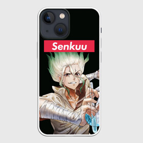 Чехол для iPhone 13 mini с принтом Senkuu в Курске,  |  | dr. stone | kohaku | senku | taiju | доктор стоун | исигами сэнку | кохаку | сэнку | тайдзю | цукаса