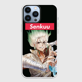 Чехол для iPhone 13 Pro Max с принтом Senkuu в Курске,  |  | dr. stone | kohaku | senku | taiju | доктор стоун | исигами сэнку | кохаку | сэнку | тайдзю | цукаса