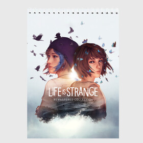 Скетчбук с принтом Life is strange Remaster  в Курске, 100% бумага
 | 48 листов, плотность листов — 100 г/м2, плотность картонной обложки — 250 г/м2. Листы скреплены сверху удобной пружинной спиралью | firewalk | life is strange | life is strange 2 | life is strange 2 squad | remaster | remastered | squad | лайф из стрэндж | стрендж