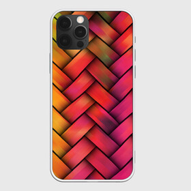 Чехол для iPhone 12 Pro Max с принтом Сплетение в Курске, Силикон |  | молодежное | пестрое | плетенка | счастье | хайп | цветное