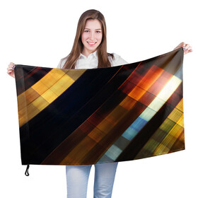 Флаг 3D с принтом Суперстайл в Курске, 100% полиэстер | плотность ткани — 95 г/м2, размер — 67 х 109 см. Принт наносится с одной стороны | 90 е | абстракция | классика | модное | стиль
