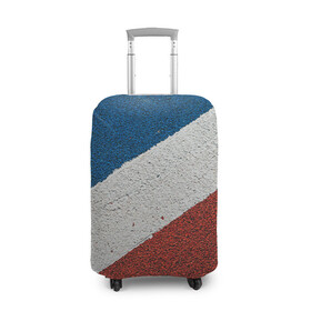 Чехол для чемодана 3D с принтом ТЕННИС в Курске, 86% полиэфир, 14% спандекс | двустороннее нанесение принта, прорези для ручек и колес | молодежное | полоса | стиль | теннис | хайп
