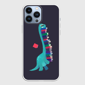 Чехол для iPhone 13 Pro Max с принтом Book Dinosaur в Курске,  |  | barosaurus | book | books | dino | dinosaur | knowledge | study | барозавр | знания | книга | книги | книжный