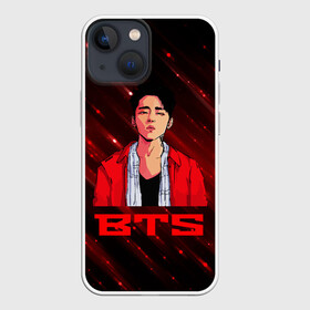 Чехол для iPhone 13 mini с принтом BTS Red and black в Курске,  |  | bts | k pop | kpop | rm | аниме | бтс | ви | джей хоуп | джонгук | кпоп | сюга | чимин | чин | япония