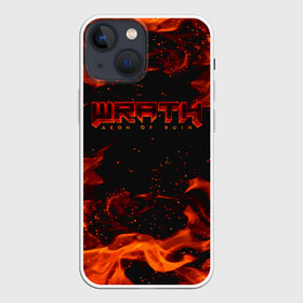 Чехол для iPhone 13 mini с принтом WRATH: Aeon of Ruin FIRE в Курске,  |  | 90 е | aeon of ruin | quake | tegunvteg | wrath | wrath: aeon of ruin | игра | компьютерная игра | монстры | огонь | пламя | ретро | реьро шутер | шутер