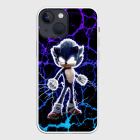 Чехол для iPhone 13 mini с принтом SONIC МОЛНИЯ в Курске,  |  | hedgehog | metal sonic | silver | silver the hedgehog | sonic | sonic boom | sonic the hedgehog | еж | ёж сонник | ежик | игры | кино | молния | соник | соник в кино | фильм