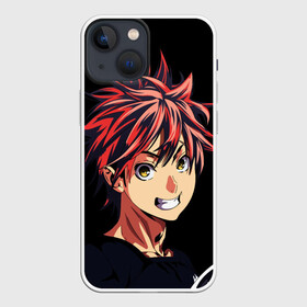 Чехол для iPhone 13 mini с принтом Shokugeki no Soma в Курске,  |  | anime | cook | food | food wars | manga | shokugeki no soma | аниме | еда | кулинарные поединки сомы | кухня | манга | повар | повар боец сома