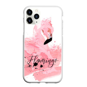 Чехол для iPhone 11 Pro матовый с принтом flamingo в Курске, Силикон |  | flamingo | птицы | розовый | фламинго