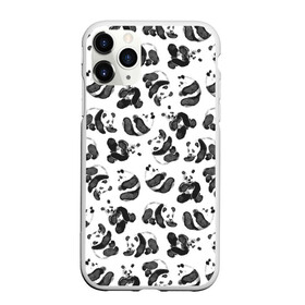 Чехол для iPhone 11 Pro Max матовый с принтом Акварельные панды паттерн в Курске, Силикон |  | Тематика изображения на принте: art | black white | cute | funny panda | panda | pandas | pattern | watercolor | акварель | акварельный рисунок | арт | детский рисунок | маленькие панды | медведи | медвежата | милые панды | мишки | панда | пандочка | пандочки | узор
