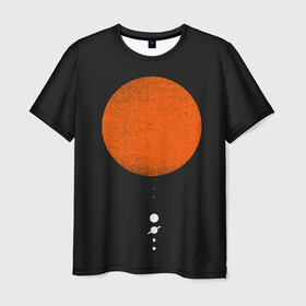 Мужская футболка 3D с принтом Парад планет в Курске, 100% полиэфир | прямой крой, круглый вырез горловины, длина до линии бедер | galaxy | milky | moon | of | parade | planet | planets | solar | space | star | system | way | галактика | звезда | космос | луна | млечный | парад | планет | планета | путь | система | солнечная
