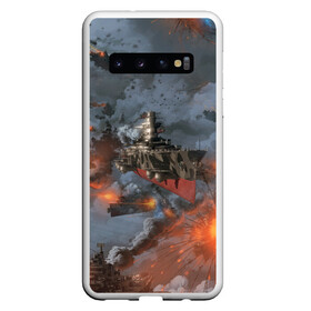 Чехол для Samsung Galaxy S10 с принтом Стимпанк бой Steampunk Ship (Z) в Курске, Силикон | Область печати: задняя сторона чехла, без боковых панелей | Тематика изображения на принте: steam punk | steamfest | steampunk | бойлерпанк | дизельпанк | клокпанк | маннерпанк | механика | научная фантастика | паро панк | паровой панк | паропанк | стим панк | стимпанк | стимпанк стиль | стимфест