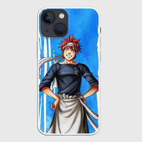 Чехол для iPhone 13 mini с принтом Кулинарные поединки Сомы в Курске,  |  | anime | cook | food | food wars | manga | shokugeki no soma | аниме | еда | кулинарные поединки сомы | кухня | манга | повар | повар боец сома