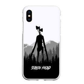 Чехол для iPhone XS Max матовый с принтом SIREN HEAD | DARK FOREST в Курске, Силикон | Область печати: задняя сторона чехла, без боковых панелей | 6789 | cartoon | cat | dark | forest | foundation | head | monster | mountains | scp | siren | sirenhead | голова | горы | кот | лес | монстр | объект | объекты | сирена | сиреноголовый | фонд | чудище | чудовище