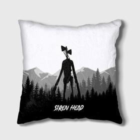 Подушка 3D с принтом SIREN HEAD | DARK FOREST в Курске, наволочка – 100% полиэстер, наполнитель – холлофайбер (легкий наполнитель, не вызывает аллергию). | состоит из подушки и наволочки. Наволочка на молнии, легко снимается для стирки | Тематика изображения на принте: 6789 | cartoon | cat | dark | forest | foundation | head | monster | mountains | scp | siren | sirenhead | голова | горы | кот | лес | монстр | объект | объекты | сирена | сиреноголовый | фонд | чудище | чудовище