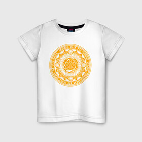Детская футболка хлопок с принтом Магический круг в Курске, 100% хлопок | круглый вырез горловины, полуприлегающий силуэт, длина до линии бедер | доктор стрэндж | константин | круг | магия | сверхъестественное