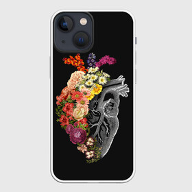Чехол для iPhone 13 mini с принтом Natural Heart. Dual в Курске,  |  | 8 | flower | flowers | garden | heart | natural | symbiote | день | женский | марта | международный | природа | растения | сердце | симбиот | цветы
