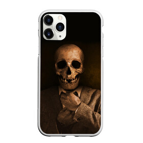 Чехол для iPhone 11 Pro Max матовый с принтом Мистер Скелет в Курске, Силикон |  | зомби | костюм | мертвец | мертвый | мистер | скелет | череп