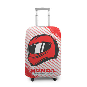 Чехол для чемодана 3D с принтом Honda - Strokes в Курске, 86% полиэфир, 14% спандекс | двустороннее нанесение принта, прорези для ручек и колес | accord | auto | civic | crv | honda | logo | moto | motors | sport | авто | автомобиль | аккорд | гонки | краска | лого | логотип | логотипы | марка | мото | моторс | мотоцикл | серия | символ | символы | спорт | хонда | цивик