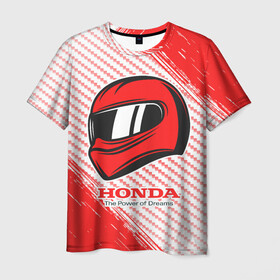 Мужская футболка 3D с принтом Honda - Strokes в Курске, 100% полиэфир | прямой крой, круглый вырез горловины, длина до линии бедер | accord | auto | civic | crv | honda | logo | moto | motors | sport | авто | автомобиль | аккорд | гонки | краска | лого | логотип | логотипы | марка | мото | моторс | мотоцикл | серия | символ | символы | спорт | хонда | цивик