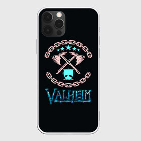 Чехол для iPhone 12 Pro Max с принтом Valheim лого и цепи в Курске, Силикон |  | fantasy | mmo | valheim | valve | валхейм | вальхейм | викинги | выживалка | игра | королевская битва | ммо | ролевая игра | фэнтази