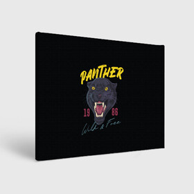 Холст прямоугольный с принтом Пантера 1986 в Курске, 100% ПВХ |  | 1986 | panther | джунгли | дикая | кошка | пантера