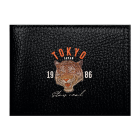 Обложка для студенческого билета с принтом Tokyo Tiger Japan в Курске, натуральная кожа | Размер: 11*8 см; Печать на всей внешней стороне | japan | tokyo | большая кошка | полосатый | тигр | тигрица | токио | хищник