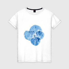 Женская футболка хлопок с принтом Обфускация видимого  в Курске, 100% хлопок | прямой крой, круглый вырез горловины, длина до линии бедер, слегка спущенное плечо | бабочка | иллюзия | листья | насекомое | нечто | рентген | цветок