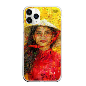 Чехол для iPhone 11 Pro матовый с принтом Вьетнам в Курске, Силикон |  | вьетнам | девушка | лето | молодежное | пестрое | позитив