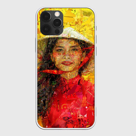 Чехол для iPhone 12 Pro Max с принтом Вьетнам в Курске, Силикон |  | вьетнам | девушка | лето | молодежное | пестрое | позитив