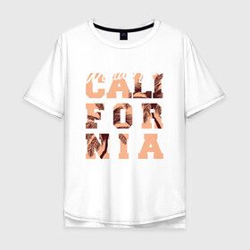 Мужская футболка хлопок Oversize с принтом california 2 в Курске, 100% хлопок | свободный крой, круглый ворот, “спинка” длиннее передней части | море. солнце | чили california сша usa америка лето лосанджелес  лето