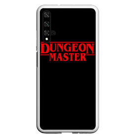 Чехол для Honor 20 с принтом Stranger Dungeon Master в Курске, Силикон | Область печати: задняя сторона чехла, без боковых панелей | aniki | billy | boss | boy | bucks | dark | deep | door | dungeon | fantasy | gachi | gachimuchi | gym | hundred | master | muchi | next | stranger | the | things | three | van | wee | билли | ван | гачи | гачимучи | дела | мучи |