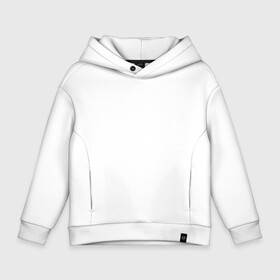 Детское худи Oversize хлопок с принтом Terran logo mini | White в Курске, френч-терри — 70% хлопок, 30% полиэстер. Мягкий теплый начес внутри —100% хлопок | боковые карманы, эластичные манжеты и нижняя кромка, капюшон на магнитной кнопке | marine | terran | земляне | маринос | морпехи | раса людей | терран