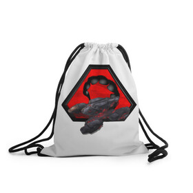 Рюкзак-мешок 3D с принтом Command&Conquer в Курске, 100% полиэстер | плотность ткани — 200 г/м2, размер — 35 х 45 см; лямки — толстые шнурки, застежка на шнуровке, без карманов и подкладки | command | commandconquer | conquer | gdi | nod | гсб