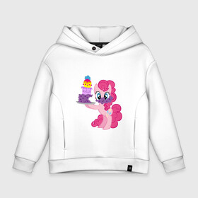 Детское худи Oversize хлопок с принтом My Little Pony Pinkie Pie в Курске, френч-терри — 70% хлопок, 30% полиэстер. Мягкий теплый начес внутри —100% хлопок | боковые карманы, эластичные манжеты и нижняя кромка, капюшон на магнитной кнопке | applejack | friendship | mylittlepony | rainbow dash | twilight sparkle | waifu | вайфу | дружба это магия | друзья | кони | моя маленькая пони | мультфильм | пони | радуга | ренбоу деш | эплджек